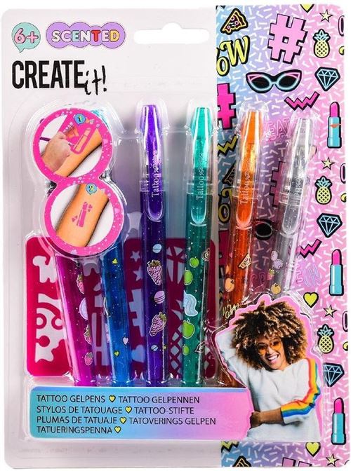 Set 6 Stylos Tatouage Parfumés Create It