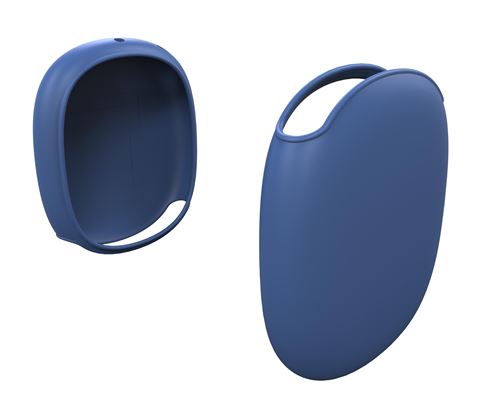 Etui en silicone On Earz Mobile Gear Bleu pour écouteurs AirPods Max
