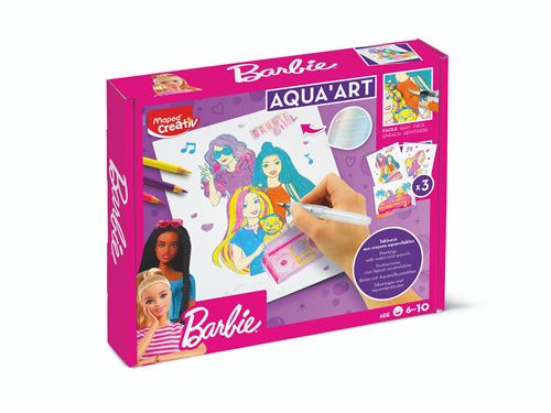 Dessin et coloriage enfant Maped Creativ Aqua’Art Barbie