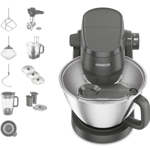 Robot Pâtissier Kenwood Multi-Tasker Khc30.070Gy Gris + Bol Multifonction