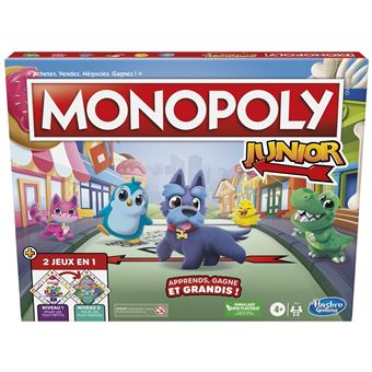 Ensemble d'argent Monopoly pour jeu de société Monopoly, jeu Monopoly  classique à partir de 8 ans