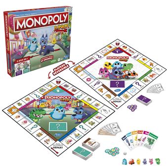MONOPOLY Junior - Jeu De Société Pour Enfants - Jeu De Societe Pour Enfants Jeu De Plateau Version Francaise MONOPOLY Junior - Jeu De Société Pour Enfants - Jeu De Societe Pour Enfants Jeu De Plateau Version Francaise