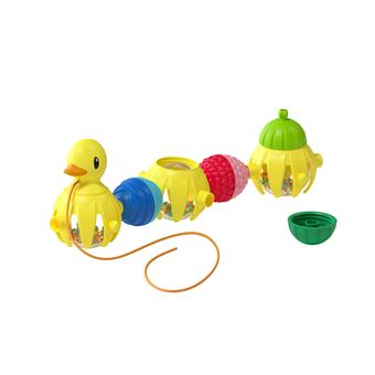 Jeu d'éveil Lalaboom Canard à tirer et Perles 10 pièces