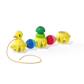 Jeu d'éveil Lalaboom Canard à tirer et Perles 10 pièces