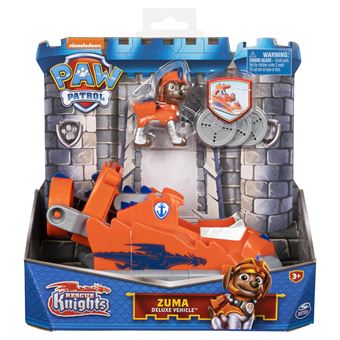 Véhicule avec figurine Pat Patrouille Rescue Knights Modèle aléatoire