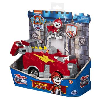 Véhicule avec figurine Pat Patrouille Rescue Knights Modèle aléatoire