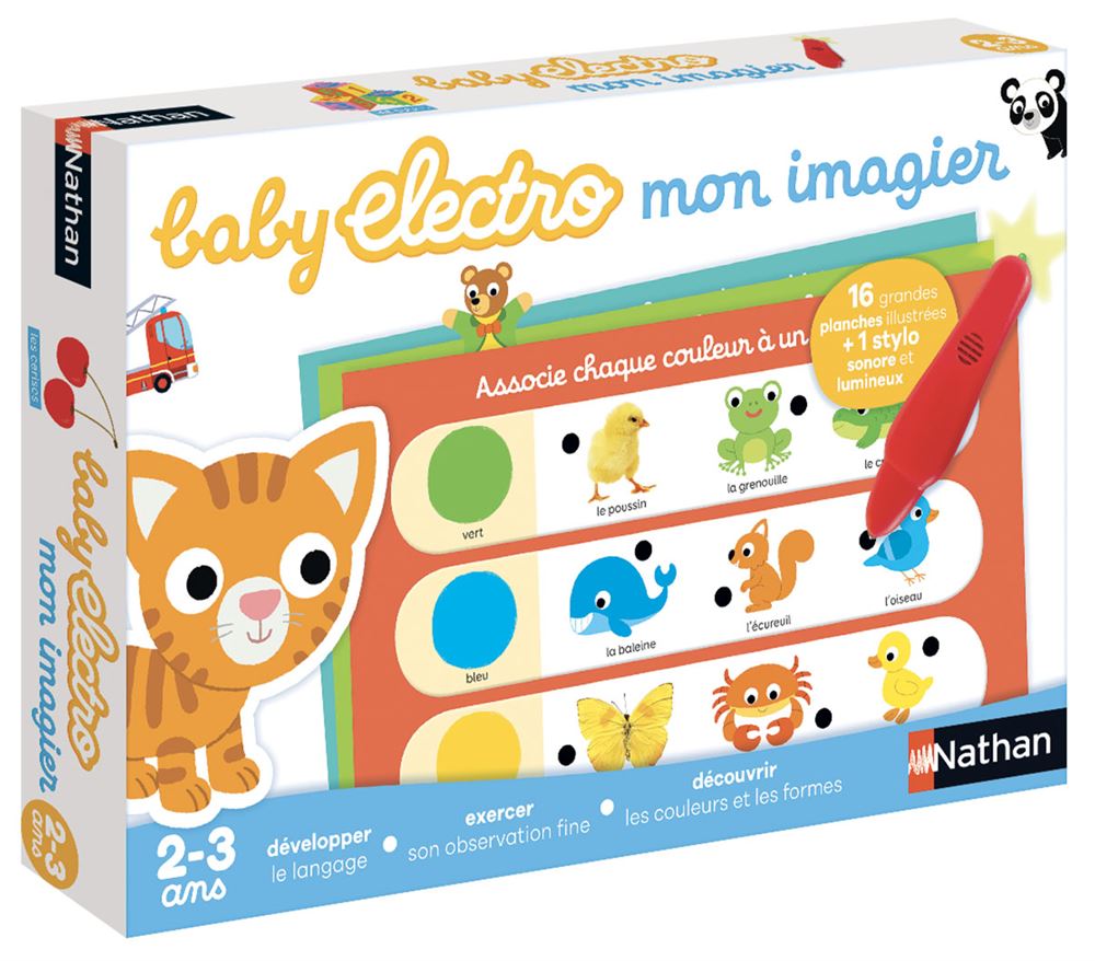 Baby électro - Mon imagier NATHAN : Comparateur, Avis, Prix