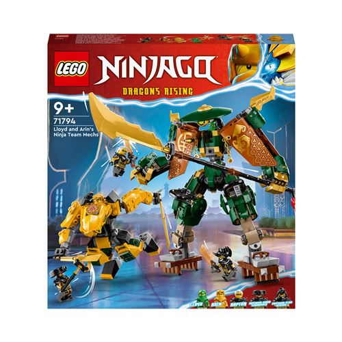 Lego Ninjago Lego® Ninjago® 71794 L'Équipe De Robots Des Ninjas Lloyd Et Arin