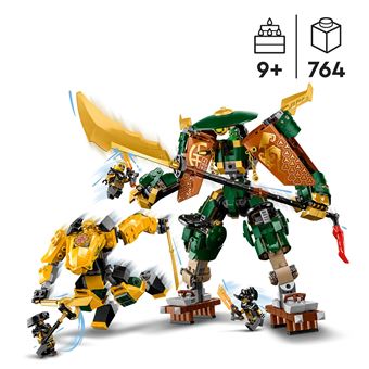 LEGO NINJAGO 71785 Le Robot Titan de Jay, Jouet pour Enfants, avec Min