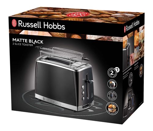 Grille-pain Russell Hobbs Matte Black 1550 W Noir - Achat & prix
