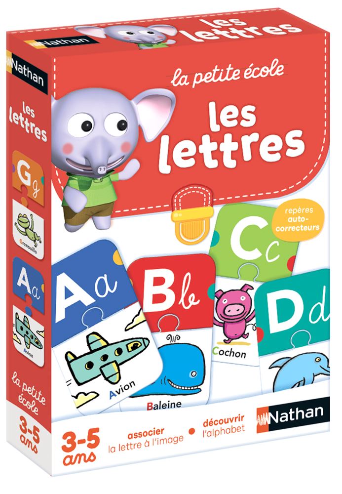 Jeu découverte Nathan Les Lettres - Jeu écriture et lettres - Achat ...