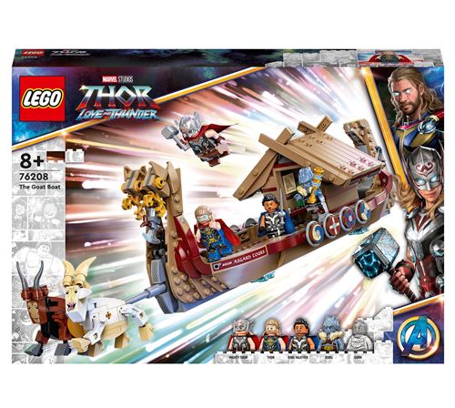 LEGO® Marvel 76208 Le drakkar de Thor 564 pièces