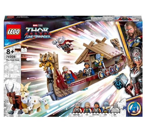 Acheter LEGO® Marvel 76208 Le drakkar de Thor 564 pièces État correct - 99,10 € LEGO® Marvel 76208 Le drakkar de Thor 564 pièces État correct - Lego reconditionné disponible sur Fnac