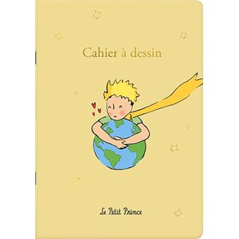 CAHIER A DESSIN A5 - 48P - COLLECTION LE PETIT PRINCE ENFANTS - PLANETE