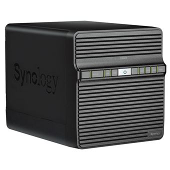 Synology Disk Station DS423 - Serveur NAS - 4 Baies - SATA 6Gb/s - RAID RAID 0, 1, 5, 6, 10, JBOD - RAM 2 Go - Gigabit Ethernet - iSCSI support