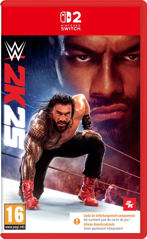 WWE 2K25 Code in a box Nintendo Switch 2