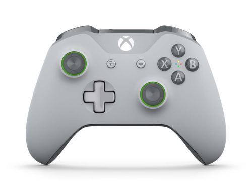 Manette Xbox One Microsoft Sans Fil Grise Et Verte Accessoire Console De Jeux Achat Prix Fnac