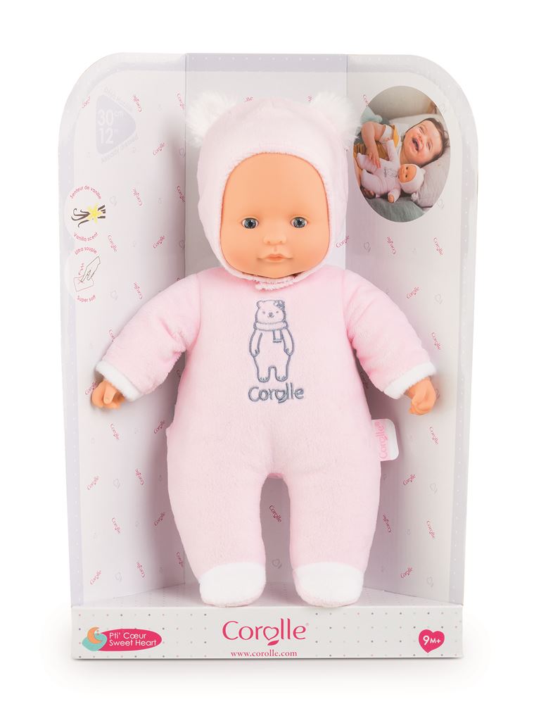 poupon doudou corolle neuf babipouce rose