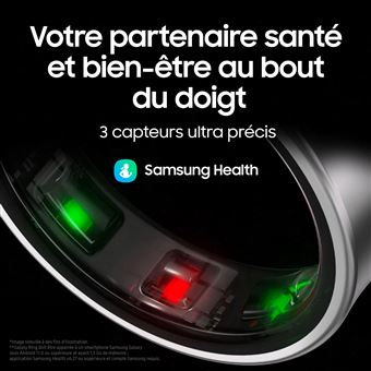 Bague Connectée SWZEC Korons - Fonctions Jeu, Photo, Santé - Étanchéité 5 ATM - Taille 8 (Plateado)