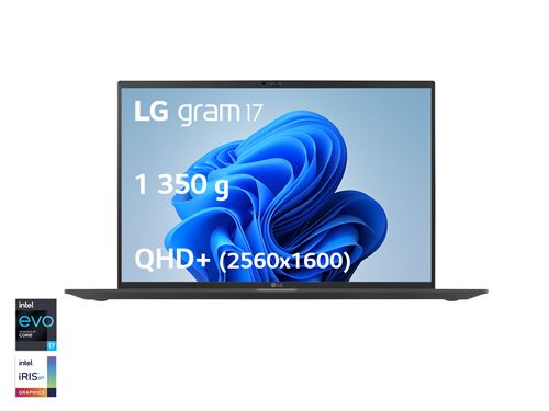PC Portable LG gram 17Z90Q-G.AD78F 17" Intel Core i7 32 Go RAM 1 To SSD Noir