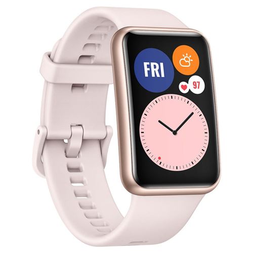 Montre connectée Huawei Watch Fit Rose - Fnac.ch - Montre connectée