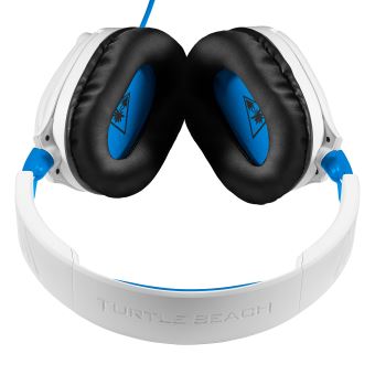 Micro-casque Gaming filaire Turtle Beach Recon 70 Blanc et Bleu pour PS4 Pro et PS4