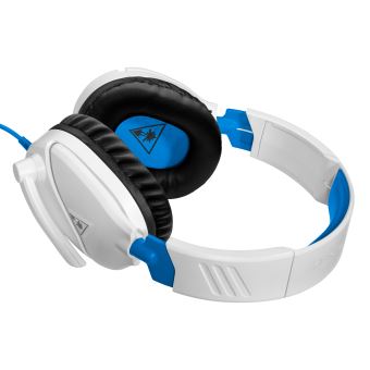 Micro-casque Gaming filaire Turtle Beach Recon 70 Blanc et Bleu pour PS4 Pro et PS4