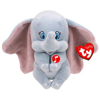 Peluche musicale Ty Disney Dumbo 17 cm