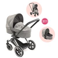 Poussette Smoby 3 En 1 Bebe Confort Landeau De Poupee Achat Prix Fnac