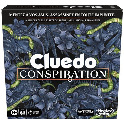 Jeu d'enquête Hasbro Gaming Cluedo Conspiration