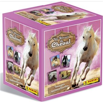Boîte de 50 pochettes Panini Chevaux