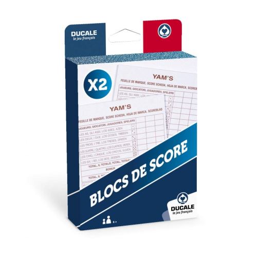 Jeu Traditionnel Ducale 2 Blocs De Score Yam's – Eco Format - vue 4