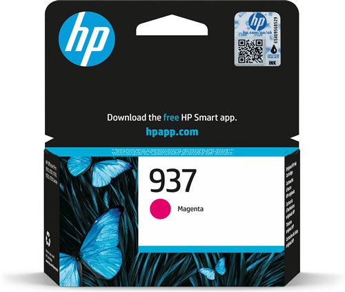 Hewlett-Packard HP 937 - Magenta - Original - Cartouche D'Encre - pour Officejet Pro 9110B, 9130B, 9730E