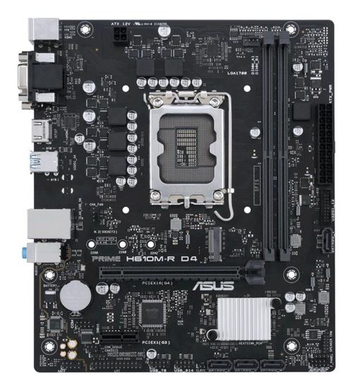 Asus Prime H610m-R D4 Intel H610 Lga 1700 Micro Atx - Neuf - Image 3