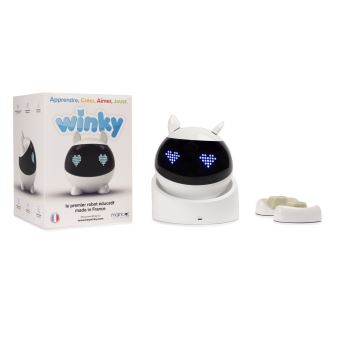 Robot éducatif Winky Exclusivité Fnac Noir et Blanc