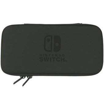 Pochette fin et rigide Hori Noir pour Nintendo Switch Lite