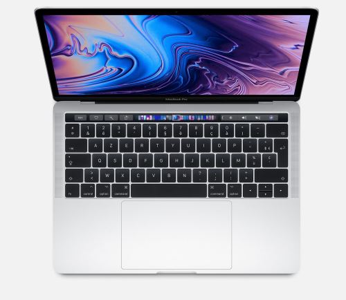 Apple MacBook Pro avec Bar Tactile 13.3 256Go SSD 8Go RAM Intel Core i5 2.4GHz Iris Plus Graphics 655 Argent