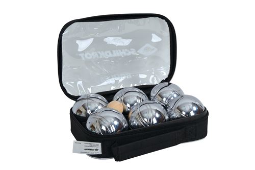 Set de boules de pétanque Schildkrot Funsport Argent et Noir
