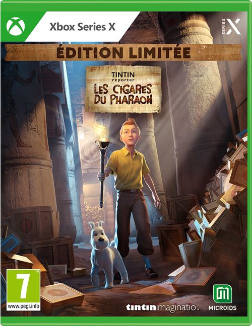 Tintin Reporter Les Cigares du Pharaon Edition Limitée Xbox Series X Tintin Reporter Les Cigares du Pharaon Edition Limitée Xbox Series X