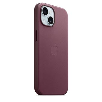 Coque en tissage fin avec MagSafe pour iPhone 15 Mûre