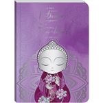 Carnet à message Little Buddha Paix Violet