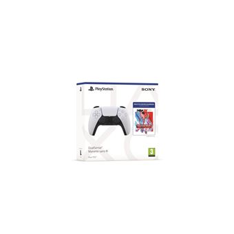 Manette sans fil DualSense Blanc + Pack NBA 2K22