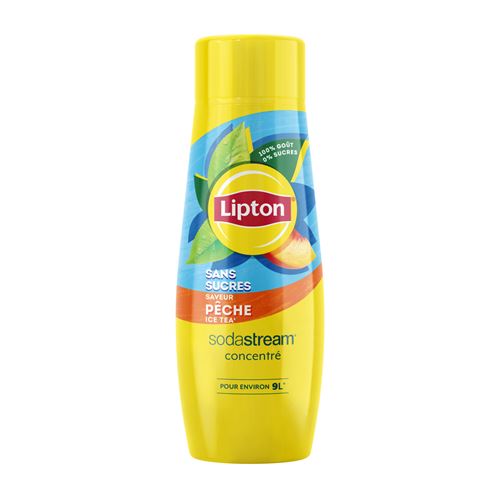 Concentré Sodastream Lipton Ice Tea Saveur Pêche Zéro 440 ml