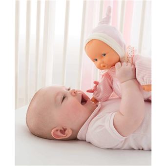 Doudou Corolle Babipouce Raye 28 cm Rose