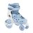 Roller enfant Globber Evolutifs d'apprentissage Taille 26-29 Bleu Pastel