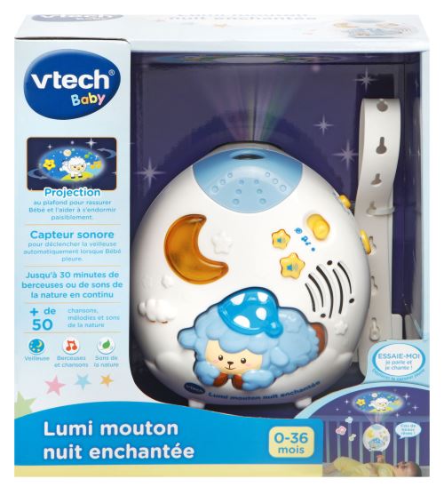Veilleuse Lumi Mouton Nuit Enchantée Vtech Bleue