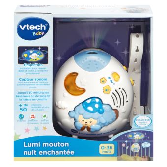 Veilleuse Lumi Mouton Nuit Enchantee Vtech Bleue Jeu Decouverte Achat Prix Fnac