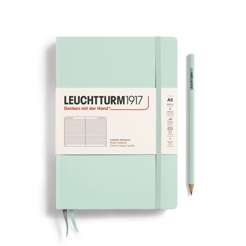 Leuchtturm 1917 Hardcover Ruled A5 Notebook, Green
