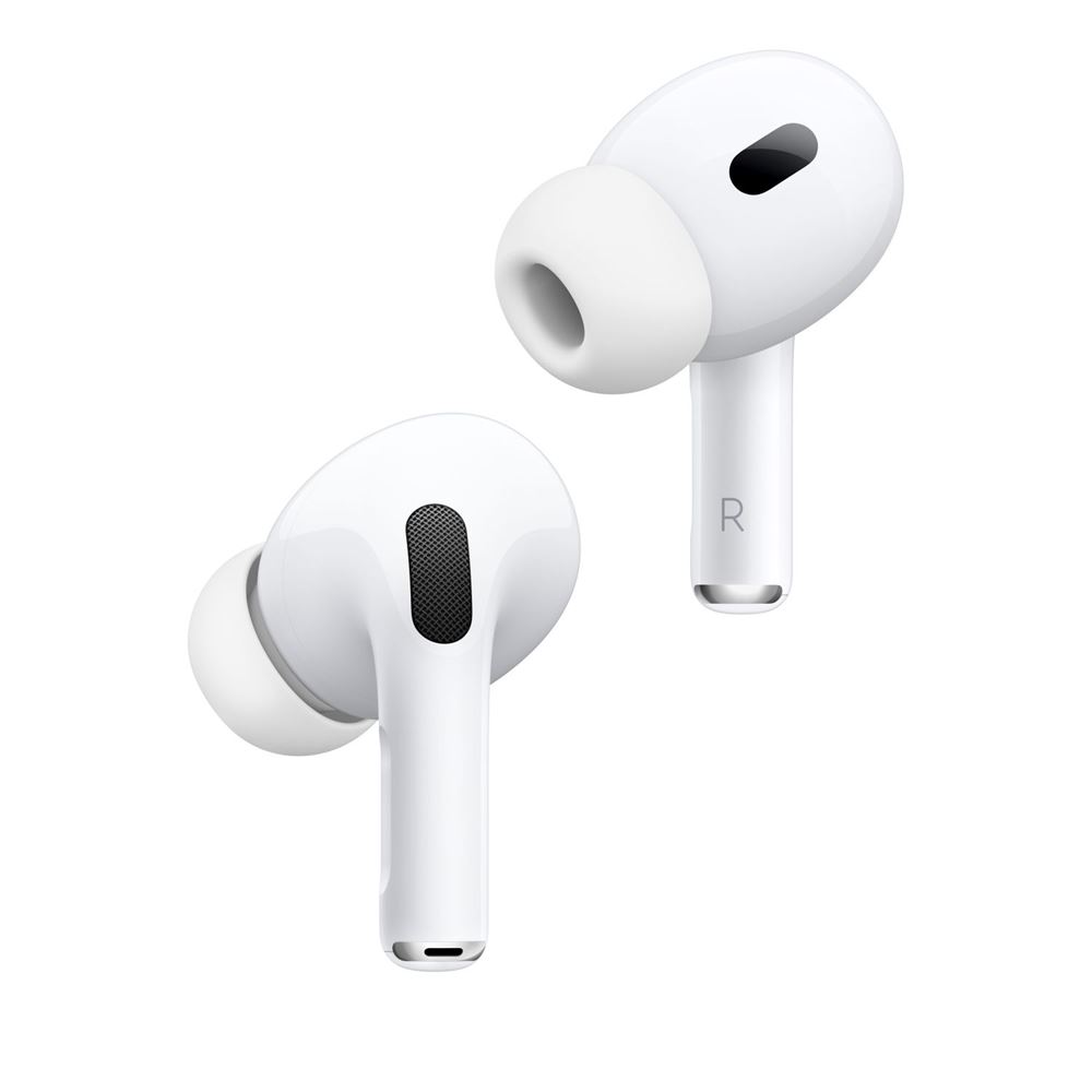 Ecouteurs sans fil True Wireless, à réduction du bruit, Apple AirPods Pro - 2éme génération - Blanc avec boîtier de charge MagSafe