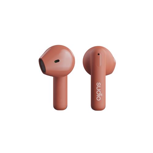 Ecouteurs intra-auriculaires sans fil Sudio A1 Terracotta